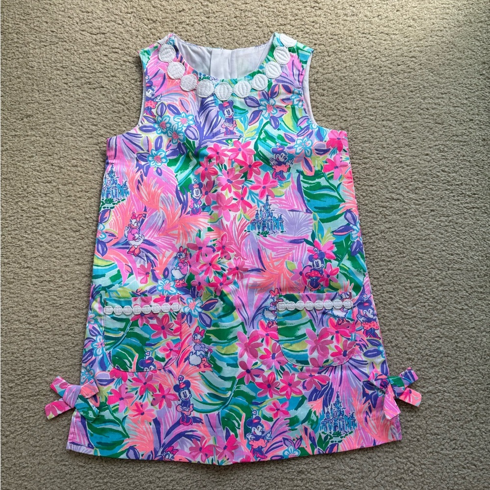 Lilly Pulitzer Disney Minnie Floral Shift Dress - NEVER BEEN WORN
